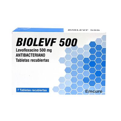 Biolevf 500 mg tabletas - Caja 7 UN
