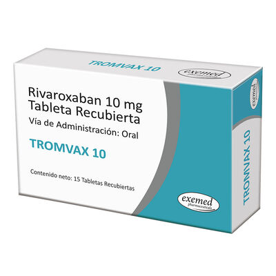Tromvax 10 10mg Tableta Recubierta - Caja 15 UN