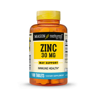 Zinc 30 Mg Tabletas - Frasco 100 UN