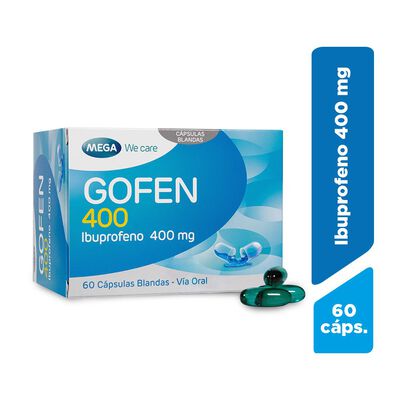 Gofen 400 Mg C&aacute;psulas Blandas - Caja 60 UN