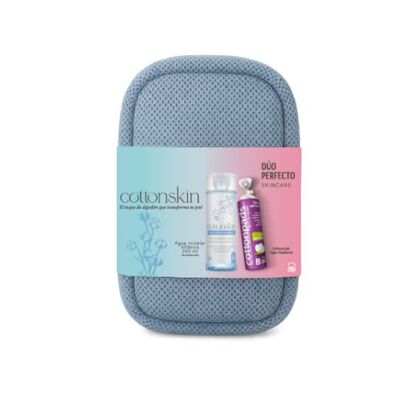 Pack Estuche CottonSkin Agua Micelar Bif&aacute;sica + Cotonera 70 UN - 2UN