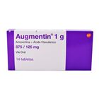 Augmentin 1G (875 Mg-125Mg)Tabletas Recubierta - Caja 14 UN, , large image number null