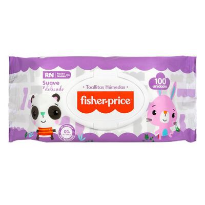 Toallitas Humedas Recien Nacido Fisher Price- Bolsas 100 UN