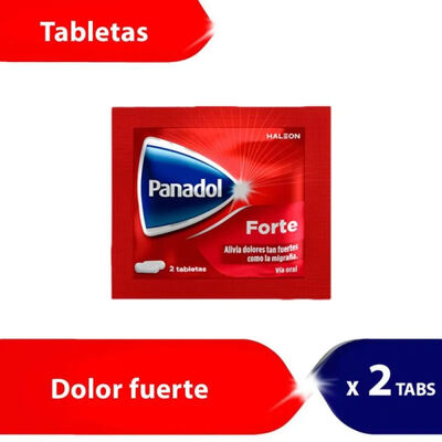 Panadol Forte 500 Mg - Sobre 2 UN