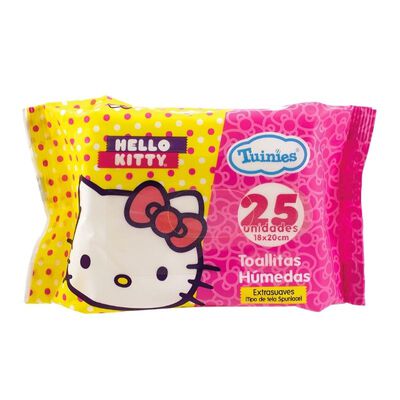 Toallitas Humedas Hello Kitty - Bolsa 25 UN