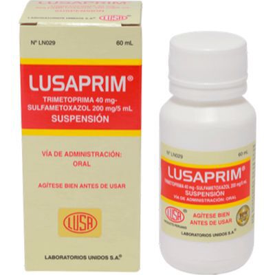 Lusaprim 200 Mg 40 Mg/5 ML Suspensi&oacute;n - Caja 60 ML
