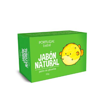 Jab&oacute;n Glicerina Natural para Beb&eacute; Aroma - Caja 80 G