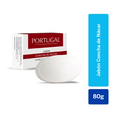 Portugal Jab&oacute;n Concha de Nacar - Barra 80 G