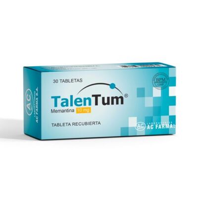 Talentum 10 Mg Tableta Recubierta - Bl&iacute;ster 10 UN
