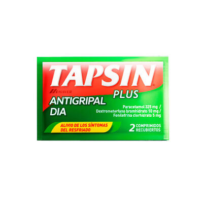 Tapsin Plus Antigripal D&iacute;a Comprimido Recubierto - Sobre 2 UN