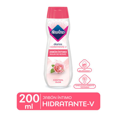 Nosotras Jab&oacute;n Intimo Agua/Rosa - Frasco 200Ml