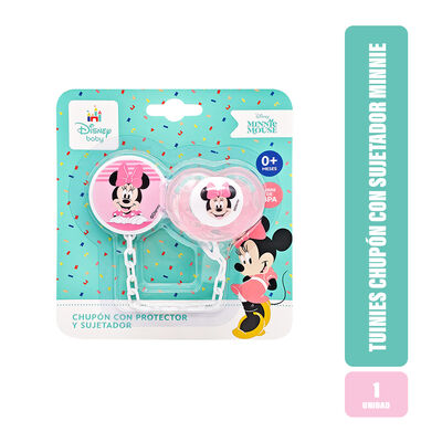 Chup&oacute;n con protector y sujetador Tuinies  Disney Minnie - 1 Unidad