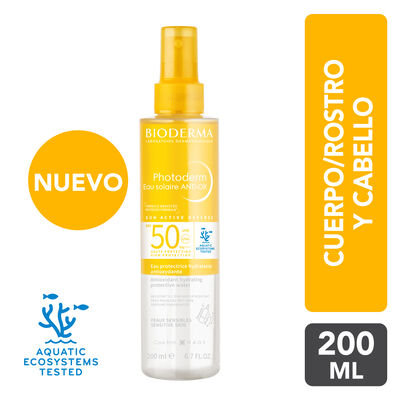Bioderma Photoderm Eau Solaire Anti-Ox SPF50 - Frasco 200 Ml