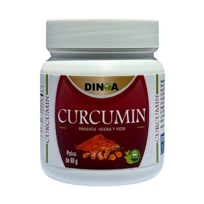 Dinoa Curcumin Polvo - Frasco 80 GR