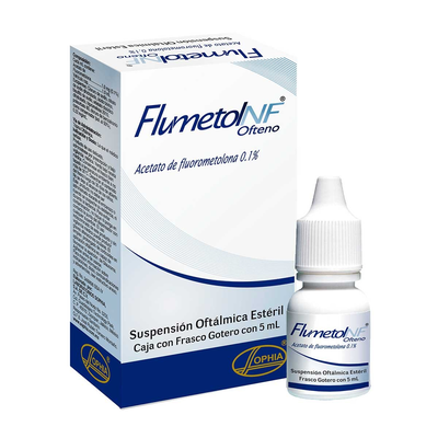 Flumetol NF Ofteno Suspensi&oacute;n Oft&aacute;lmica - Frasco 5 ML