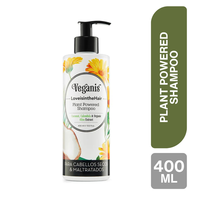 Veganis Shampoo Plant Powered Coco - Frasco 400 ML