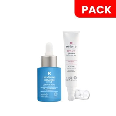 Sesderma Hidraderm Hyal5 Serum Frasco 30 Ml & Reti-Age Contorno De Ojos - Pack 2UN