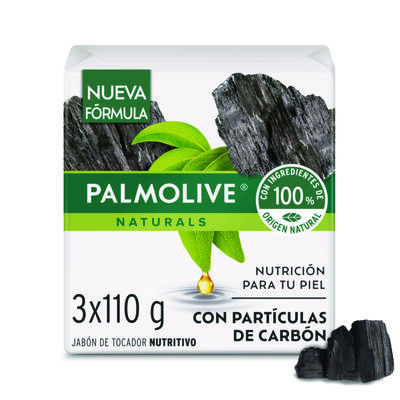 Palmolive Jab&oacute;n Carb&oacute;n 110 G - Pack 3 UN