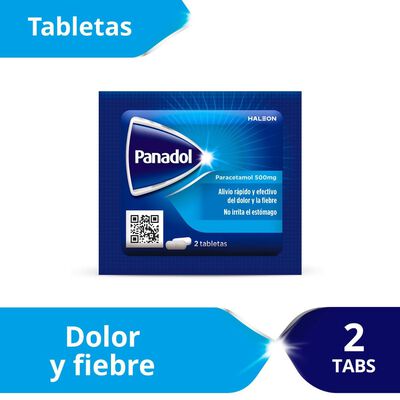Panadol Adultos 500 Mg - Sobre 2 UN
