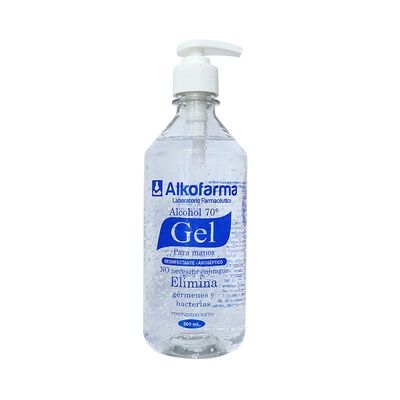 Alcohol Gel Alkofarma - Frasco 500 Ml