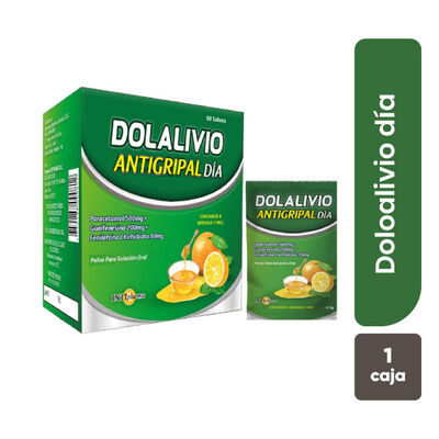 Dolalivio Antigripal D&iacute;a - Caja 60 UN
