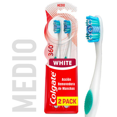 Cepillo Dental Colgate 360 Luminous - Pack 2 UN