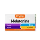 Melatonina 3mg Tableta - Caja 30 UN, , large image number null