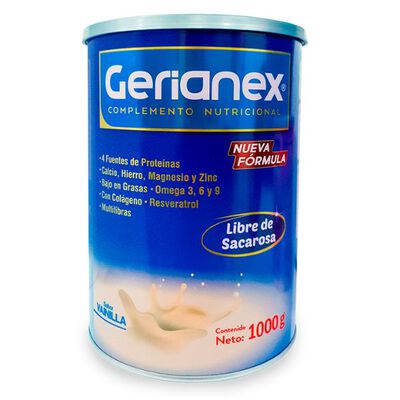 Gerianex NF Libre de Sacarosa - Lata 1000 G