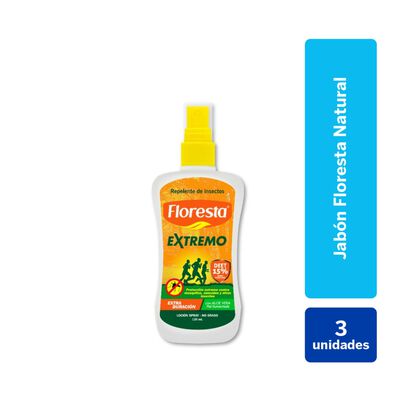 Repelente Floresta Extremo Loci&oacute;n 15% Deet - Frasco 120 ML