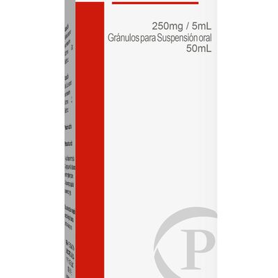 Claritromicina 250 Mg Gr&aacute;nulos Para Suspensi&oacute;n Oral - Frasco 50 ML