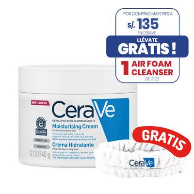 Cerave Crema Hidratante  - Frasco 340 GR