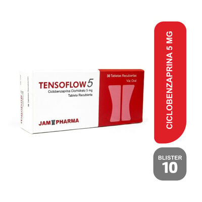 Tensoflow 5 Mg Tableta Recubierta - Bl&iacute;ster 10 UN