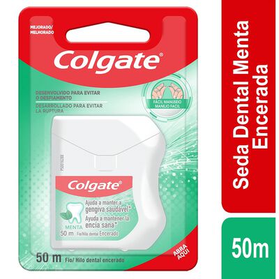 Hilo Dental Colgate Sabor Menta - Caja 50 M