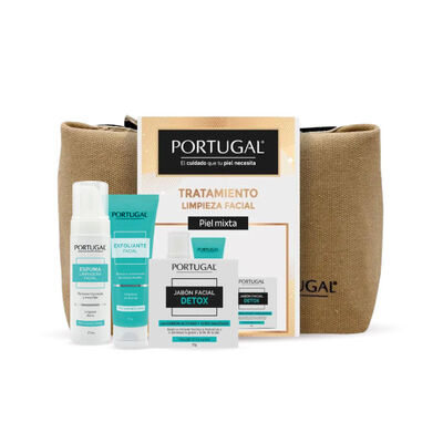 Portugal Neceser Tratamiento Limpieza Facial - Pack 3 UN