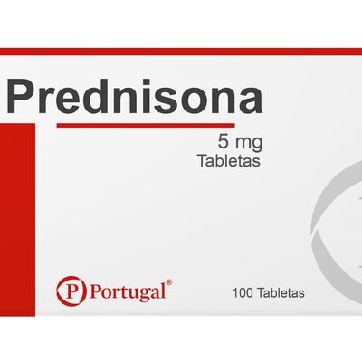 Prednisona 5 Mg Tableta - Caja 100 UN