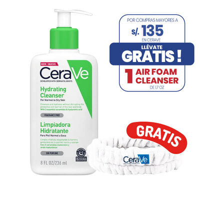 Cerave Limpieza Hidratante - Frasco 236 ML