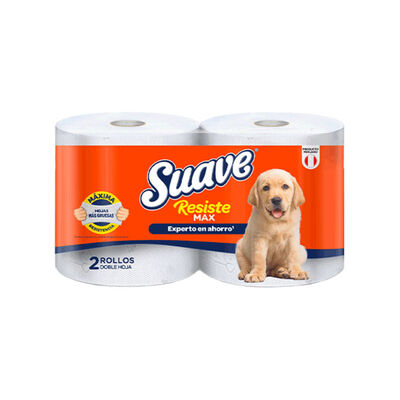 Papel Higienico Suave Resistemax Doble Hoja - Bolsa 2 UN