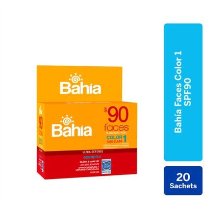 Bahia Bloqueador Face Color 1  - Sachet 1 UN