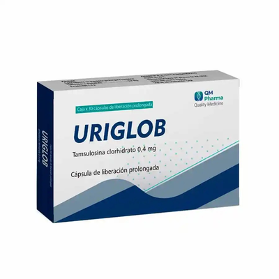 Uriglob 0.4Mg Tamsulosina C&aacute;psulas - Caja 30 UN