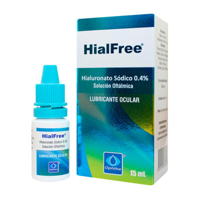 Soluci&oacute;n Oft&aacute;lmica Hialfree 0.4% Gotas - Frasco 15 ML