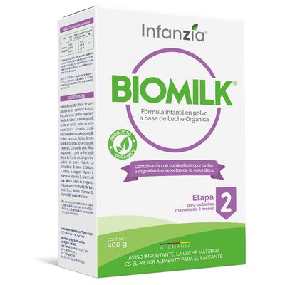 Infanzia Biomilk 2 x 400 gr - Caja 1 UN