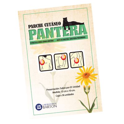 Parche Pantera 15 X 10Cm - Bolsa 1 UN