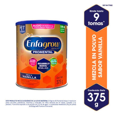 Enfagrow Premium Sabor Vainilla DHA - Lata 375 G