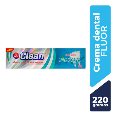 Dr.Clean Crema Dental Fluor - Tubo 220G