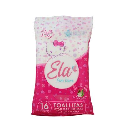 Ela Toallita Humeda Zona Intima - Bolsa 16 UN