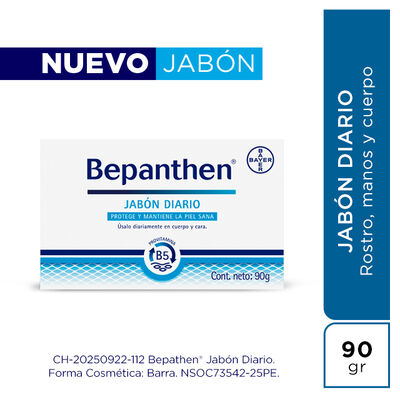 Jab&oacute;n en Barra Bepanthen - Barra 90 Gr