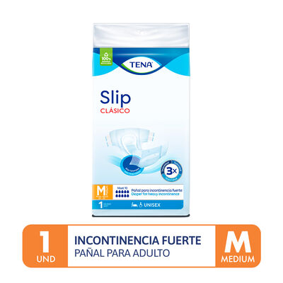 Tena Slip Cl&aacute;sico Pa&ntilde;al para Adulto Talla M - Bolsa 1 UN