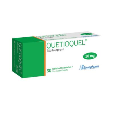 Escitalopram 10 Mg Tabletas Recubiertas - Caja 30 UN
