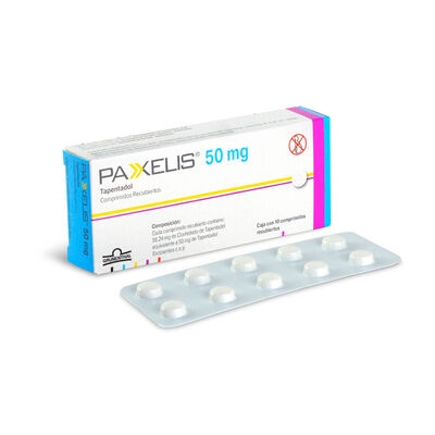 Paxelis&reg; 50 Mg Comprimido Recubierto - Caja 10 UN