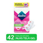 Toallas Higi&eacute;nicas Nosotras Alas Tela Gel - Bolsa 42 UN, , large image number null